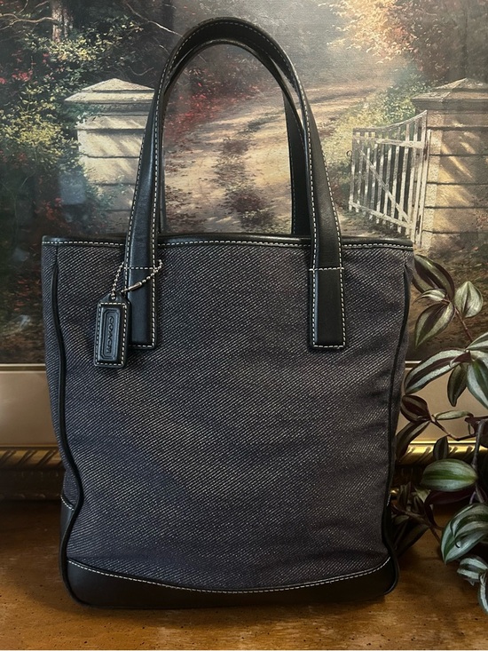 Coach Handbags - Vintage Coach Y2K Denim Small Tote